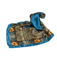 thumbnail image 2 of Augper Womens Silk Like Large Scarf Floral Long Satin Neck Scarf Lightweight Shawl Wrap, 2 of 6