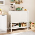 thumbnail image 6 of TROPOW Cabinet Sideboard Buffet Kitchen Storage Cabinet Cupboard Console Table Wood Coffee Bar Cabinet with Storage Shelf Liquor Accent Cabinet for Living Room Dining Room Hallway, 6 of 6