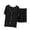 A-Black312, variant on Bibifish Women Two Piece Sets Ruffled V Neck Short Sleeve Tops Ruffle Shorts Soft Cozy Home Sleepwear Lightweight Loungewear