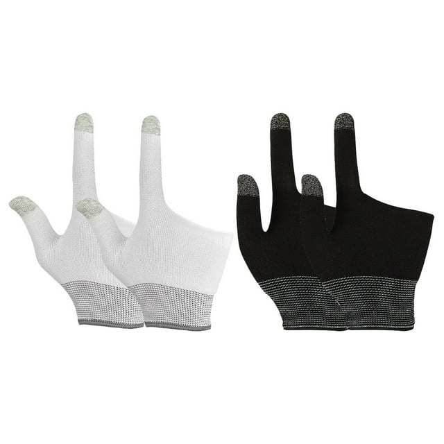 2 pares de guantes táctiles para videojuegos, guantes cómodos para jugadores