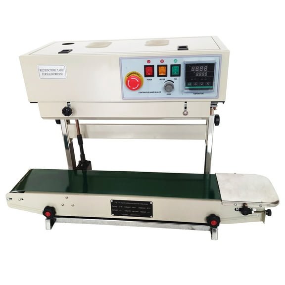 PreAsion Digital Display Continuous Sealing Machine FR-770 Horizontal Automatic Band Sealer 110V