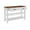 White, variant on 42'' Entryway Table, Coffee Console Table with Storage, Narrow Sofa Table with 2 Drawers and 2 Shelves for Hallway, Living Room, Bedroom, Foyer, Couch, Tv