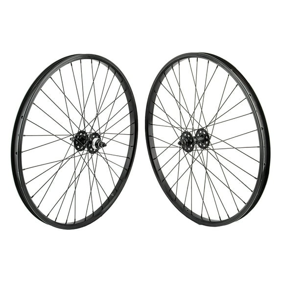 Se Bikes J24SG Wheelset 26in B/O 3/8inx100-110mm FW Rim Brake Clincher Black