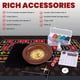 thumbnail image 2 of Set de Ruleta y Craps WodGod con Rueda de Madera de 10" y 200 Fichas, 2 of 6