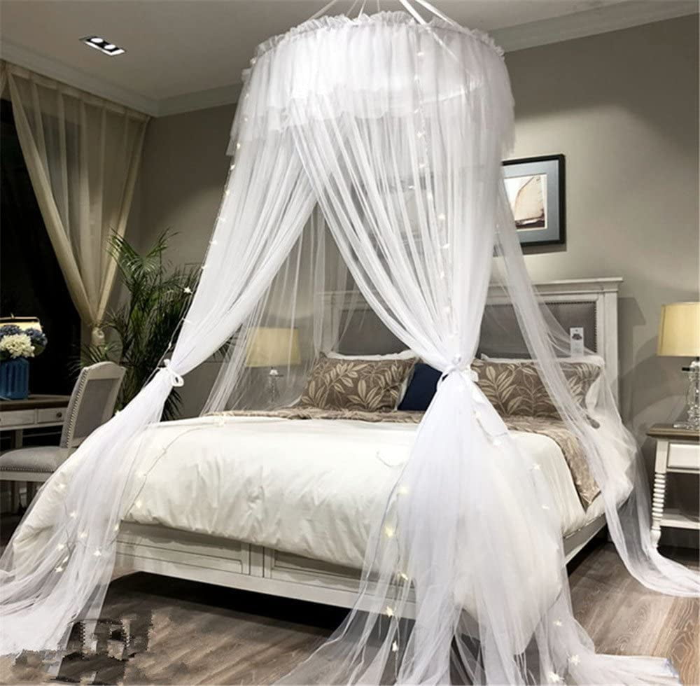 Princess Lace Mosquito Net Canopy Mosquito Netting Bedding Twin Full Queen King 