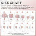 thumbnail image 3 of 120pcs French Short Fake Toenails,Nude Gradient Acrylic Full Cover False Nails Box Kit with 11 Different Size,Nails Tips Glue on Toe Nails Gift for Women Girls Valentine's Holiday Office Daily, 3 of 3