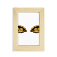 thumbnail image 1 of Cartoon Animal Cat Eye Decoration Desktop Display Photo Frame Picture Art Painting 5x7 inch, 1 of 3