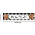thumbnail image 3 of 1pc, Fall Decorations Buffalo Plaid Pumpkin Table Runner 13x72 Inches Seasonal Autumn Thanksgiving Decor Holiday Farmhouse Indoor Vintage Theme Gathering Dinner Party, 3 of 4