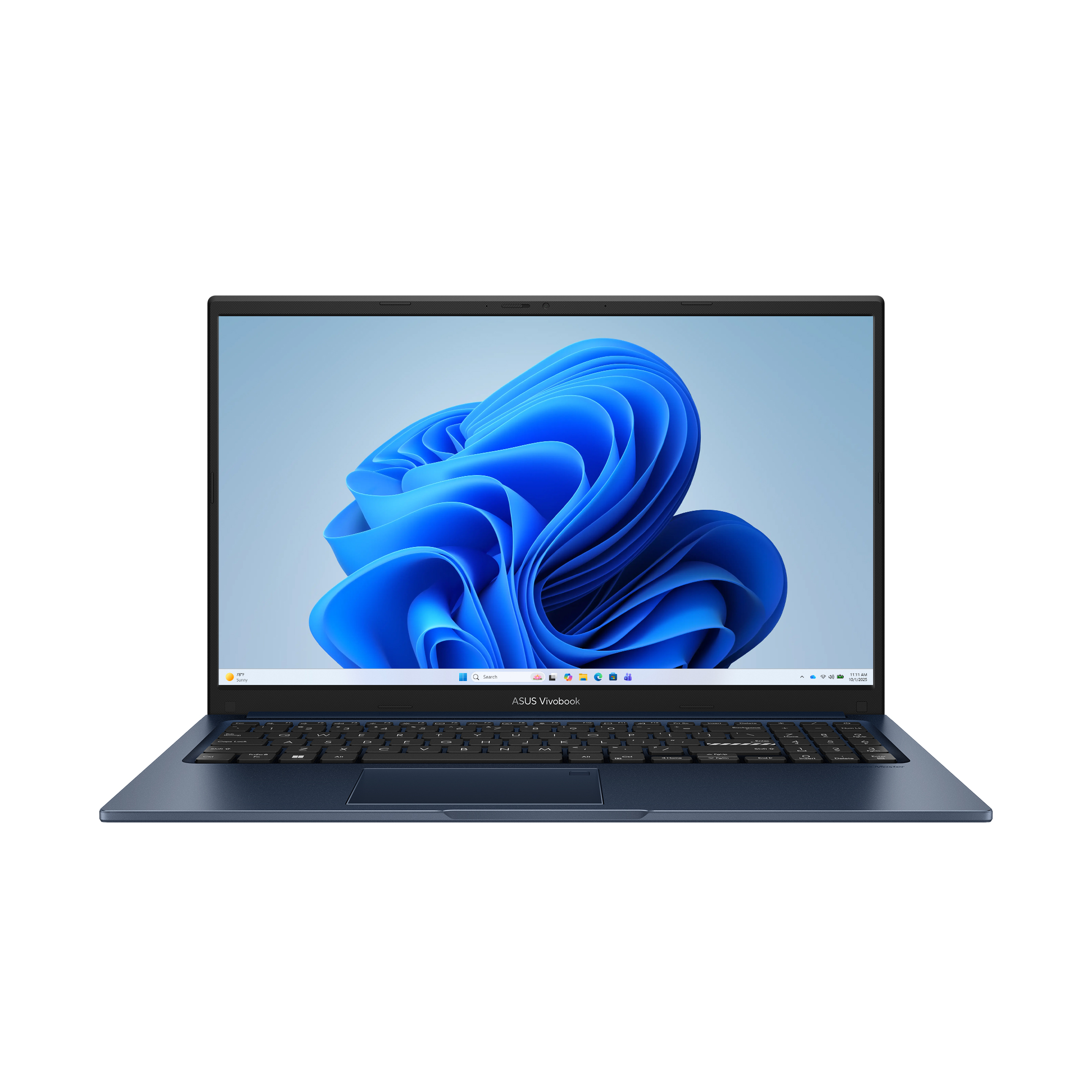 ASUS Vivobook 15 15.6” FHD Touch Screen Laptop with Intel Core 5 120U, 16GB RAM, 512GB SSD, 3 Months of Microsoft 365 Personal Included, Quiet Blue