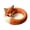 B, variant on Decorative Bowl for Keys, 6-Inch Animal Catchall, Detailed Fox Sculpture Farmhouse Decor Tray, Fox Orange 1 Pack, LLLDMXY