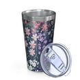 thumbnail image 2 of 16oz Tumblers Pioneer Flower Stainless Steel Vacuum Insulated Double Wall Travel Tumbler Cups Mug with Lid and Straw,Cleaning Brush for Coffee,Tea, 2 of 4
