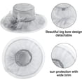 thumbnail image 5 of Kiibsot Women Girls Tea Party Hat Church Funeral Cocktail Easter British Organza Veil Dress Hat Cap, 5 of 6