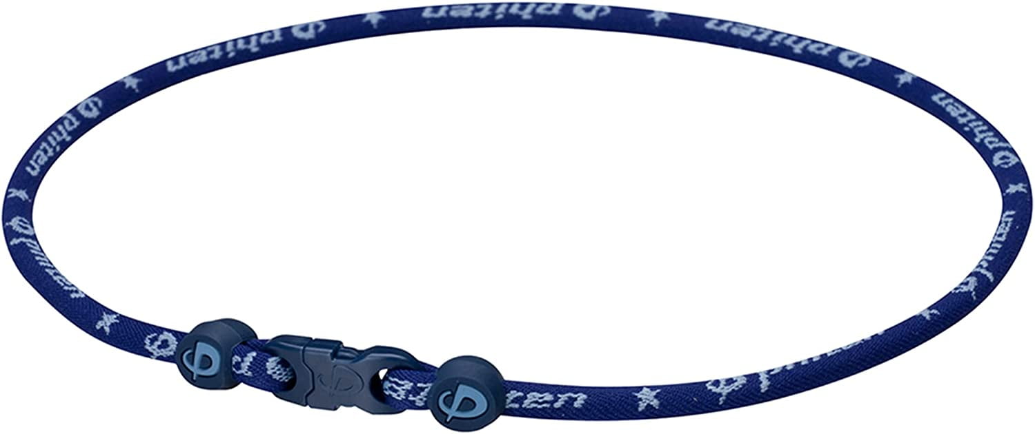 Phiten Titanium Classic Necklace Sports Necklace permeated with Aqua