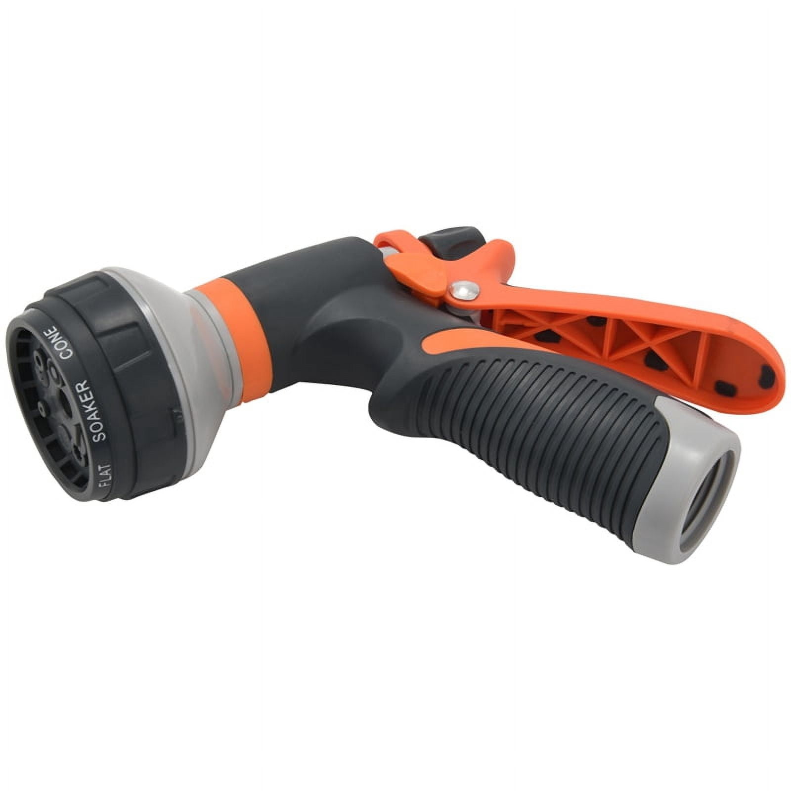 4X Hose Nozzle Garden Hose Nozzle Hose  Nozzle Leak Free High Pressure Heavy Duty 8 Pattern