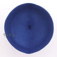 thumbnail image 4 of Blue Felt Wool Fez Hat With Tip Kufi Prayer Cap (M-22"(56cm), Male, Adult, Blue, 16.79), 4 of 4