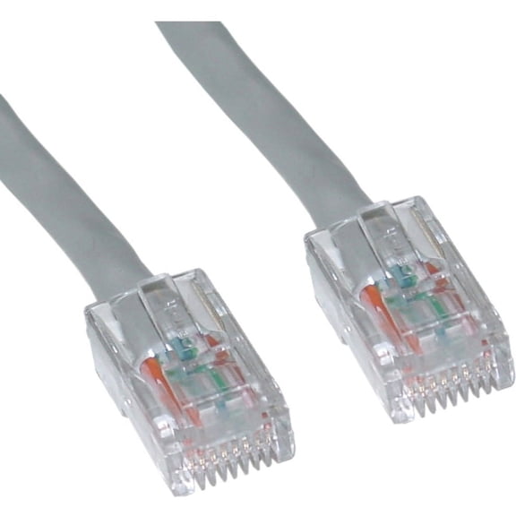 Cat5e Gray Ethernet Patch Cable, Bootless, 20 foot