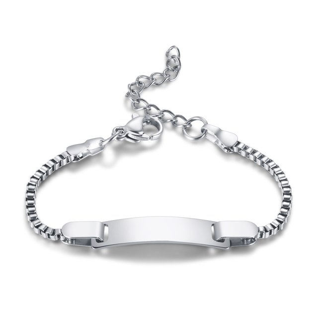 Pulsera personalizada de mariposa para bebé recién nacido, nombre personalizado, pulseras de eslabones de cadena Figaro para niñas, regalos para niños y niños Tan Jianjun unisex