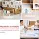 thumbnail image 3 of KAKOWELY Mini perchero para muñecas de niñas, estante de exhibición para guardar ropa, estante para ropa para muñecas, 3 of 5