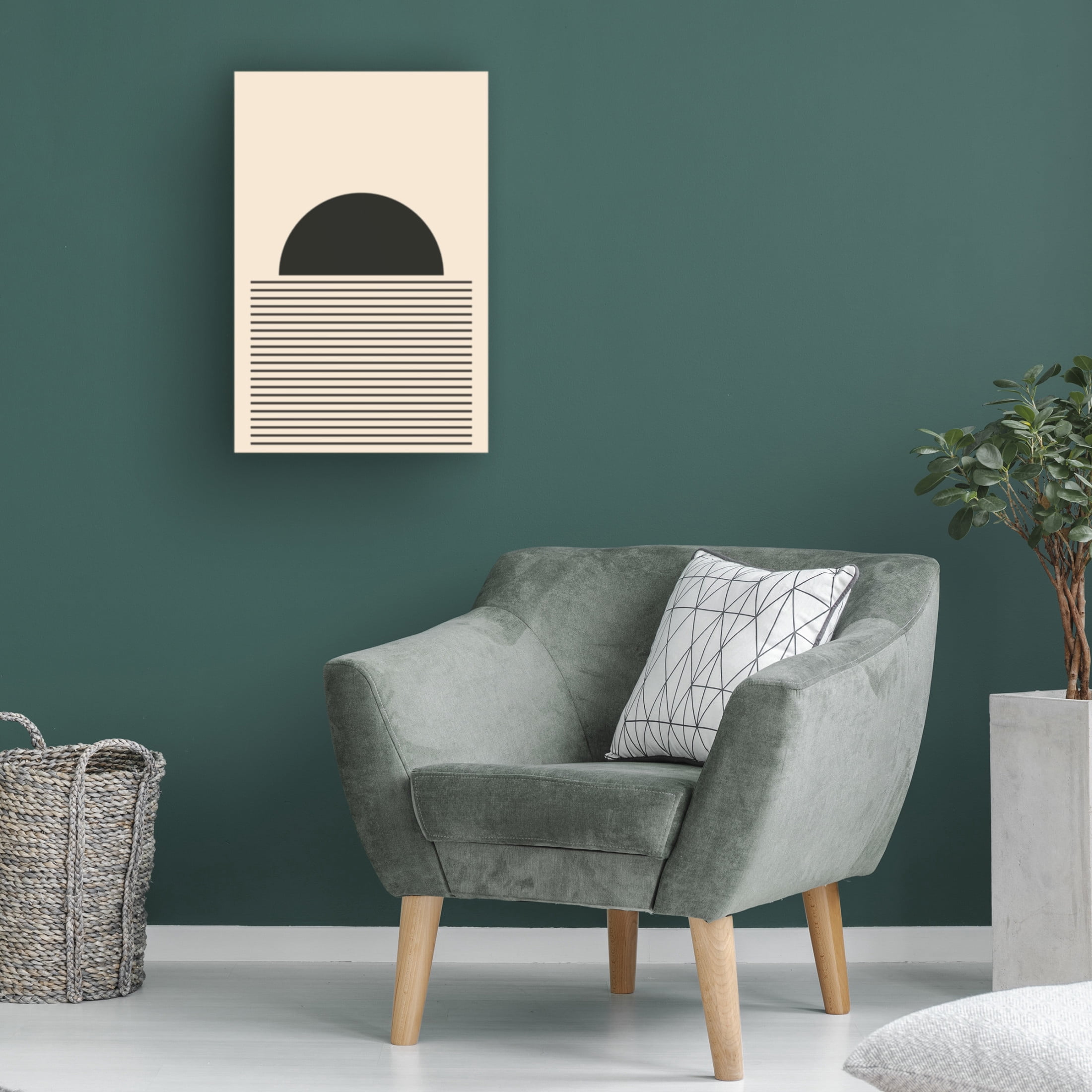 Trademark Fine Art jay stanley Geometric Vibes 6 Canvas Wall Art
