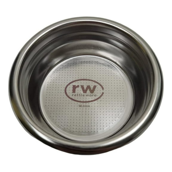rattleware Double Portafilter Basket, 58mm, Stainless Steel