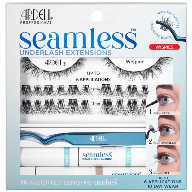 Kit de extensiones Underlash Ardell Wispies, 36 longitudes