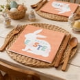 thumbnail image 6 of 20 Pcs Rabbit Theme Paper Napkins, Easter Party Napkins, 6.5×6.5 Inch Thick Disposable Table Napkins for Birthday Easter Celebrations and Holiday Events, 6 of 7