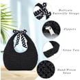thumbnail image 3 of CNV Women Hand Carry Only Straw Bag, Crescent Summer Beach Purse, Soft Faux Straw Tote 2025, 3 of 12