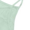 thumbnail image 3 of Women Soft Strap Camisole Tank Top for Home Casual Wear Comfortable Layering All Season Basic Undershirt, M, Light Green, 3 of 5