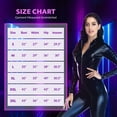thumbnail image 7 of HDE Womens Cat Suit Bodysuit Front Zipper Wet Look Latex Jumpsuit, 7 of 7