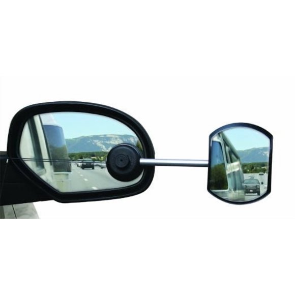 Eaz Lift Exterior Towing Mirror 25663 Suction Mount Extension Arm; Single 5-1/2 Inch Mirror With Extension Arm; Driver Side Flat
