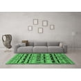 thumbnail image 3 of Ahgly Company Indoor Rectangle Oriental Emerald Green Industrial Area Rugs, 8' x 10', 3 of 4