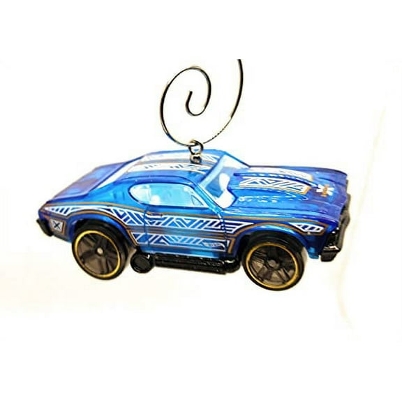 1969 Chevy Chevelle Christmas Ornament 1:64 Blue White