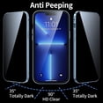 thumbnail image 2 of Magnetic Privacy Double Glass Case Compatible Iphone 13 Pro Max/13 Pro/13/12 Pro Max/12, Anti Peeping, 2 of 3