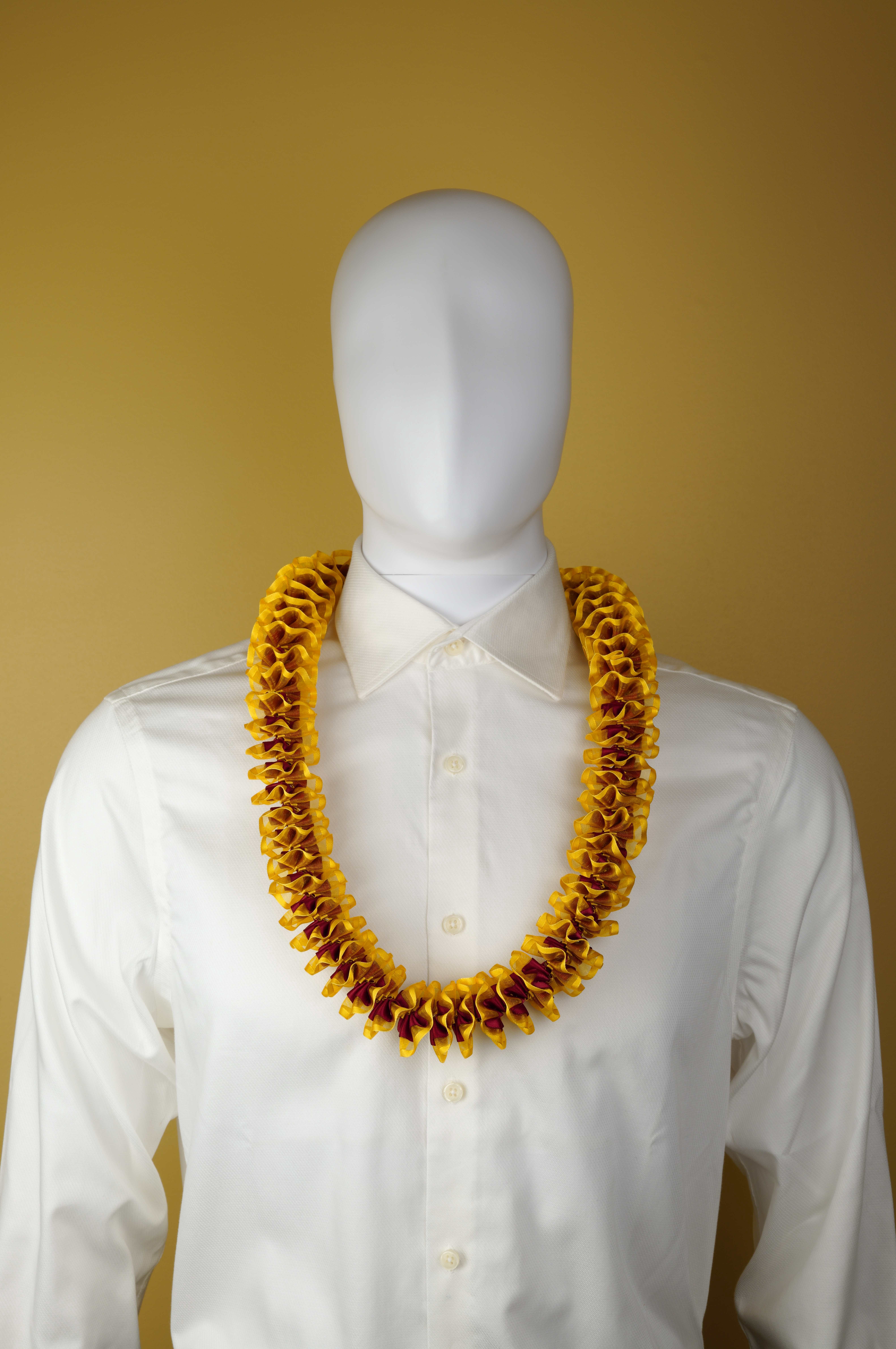 Maxport Corporation Ribbon Lei Maroon/lt. Gold