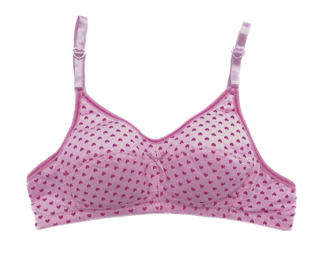 Iheyi 6 pieces Girl's Cotton Wire Free Junior Training Bra A Cup  36A (6271-50L5)