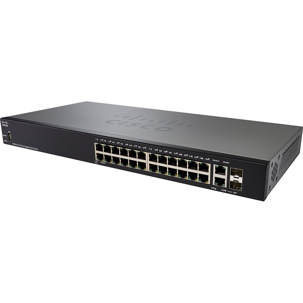 Cisco SG250 26P 26 port Gigabit PoE Smart Switch Walmart