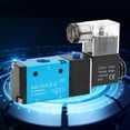 thumbnail image 1 of Válvula Solenoide 1/4 NPT Válvula Solenoide De Tipo De Conexión De 2 Posiciones Y 5 Vías PT1 / 4in 1.2MPa 170Psi Válvula Solenoide IP65, 1 of 7