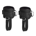 thumbnail image 1 of 2x correas de tobillo puestos para el anillo de soporte d de apoyo con bandas de pedal de entradas para los hombres del gimnasio de la parte inferior, 1 of 8