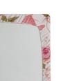 thumbnail image 2 of Ambesonne Floral Fitted Sheet, Vintage Tea Cups Roses, Twin Size, Fern Green Pale Pink, 2 of 2