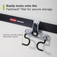 thumbnail image 4 of Garage FastTrack Hose Hook Satin Nickel Wall Mounted Storage System Holds up to pounds for Home/Garage, 4 of 10