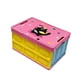 thumbnail image 4 of Caja de camping plegable, contenedor de almacenamiento, organizador de almacenamiento plegable multiusos portátil cubierta rosa, 4 of 8