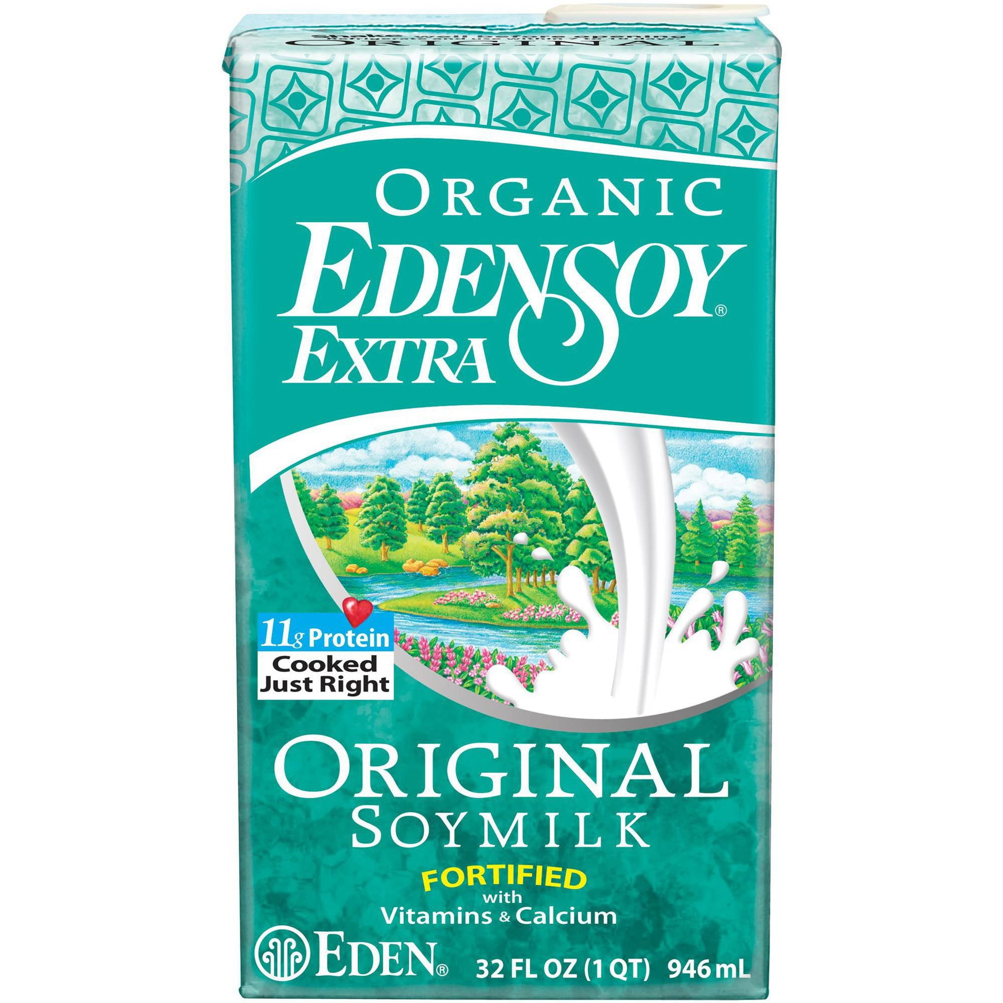 (Pack of 6) EDEN Original EDEN Soy Milk Extra, Organic, 32 fl oz