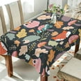 thumbnail image 3 of SKYSONIC 54"X54" Square Tablecloth with Cute Owl Fox and Hedgehog Prints, Anti-Wrinkle and Smooth Table Cloth for Kitchen/Home Wedding Decoration, 3 of 7