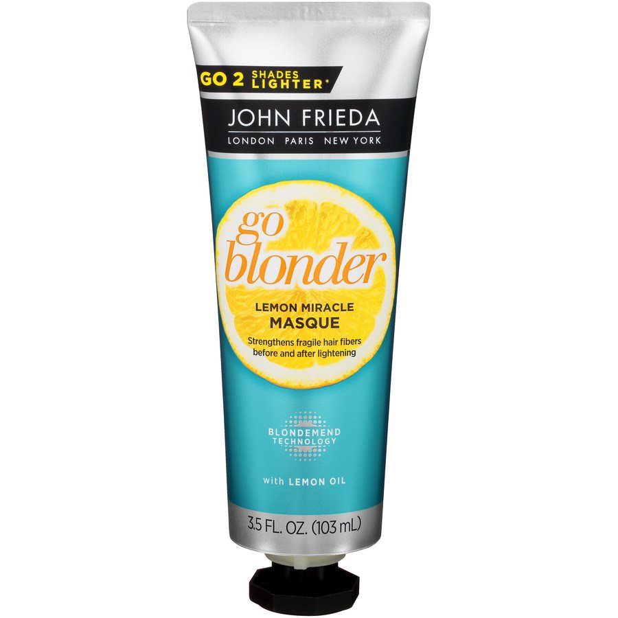 John Frieda Go Blonder Lemon Miracle Masque, Helps Strengthen Lightened
