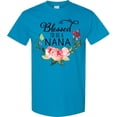 thumbnail image 3 of Inktastic Blessed to Be a Nana with Pink Flowers T-Shirt, 3 of 5