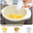 thumbnail image 3 of ZOUSSIQI Cordless Hand Mixer, 3 Speed Handheld Mixer, Electric Hand Mixer with Whisk, Handheld Electric Whisk, Hand Held Egg Beater with 2 Detachable Stir Whisks CA919-47034, 3 of 8