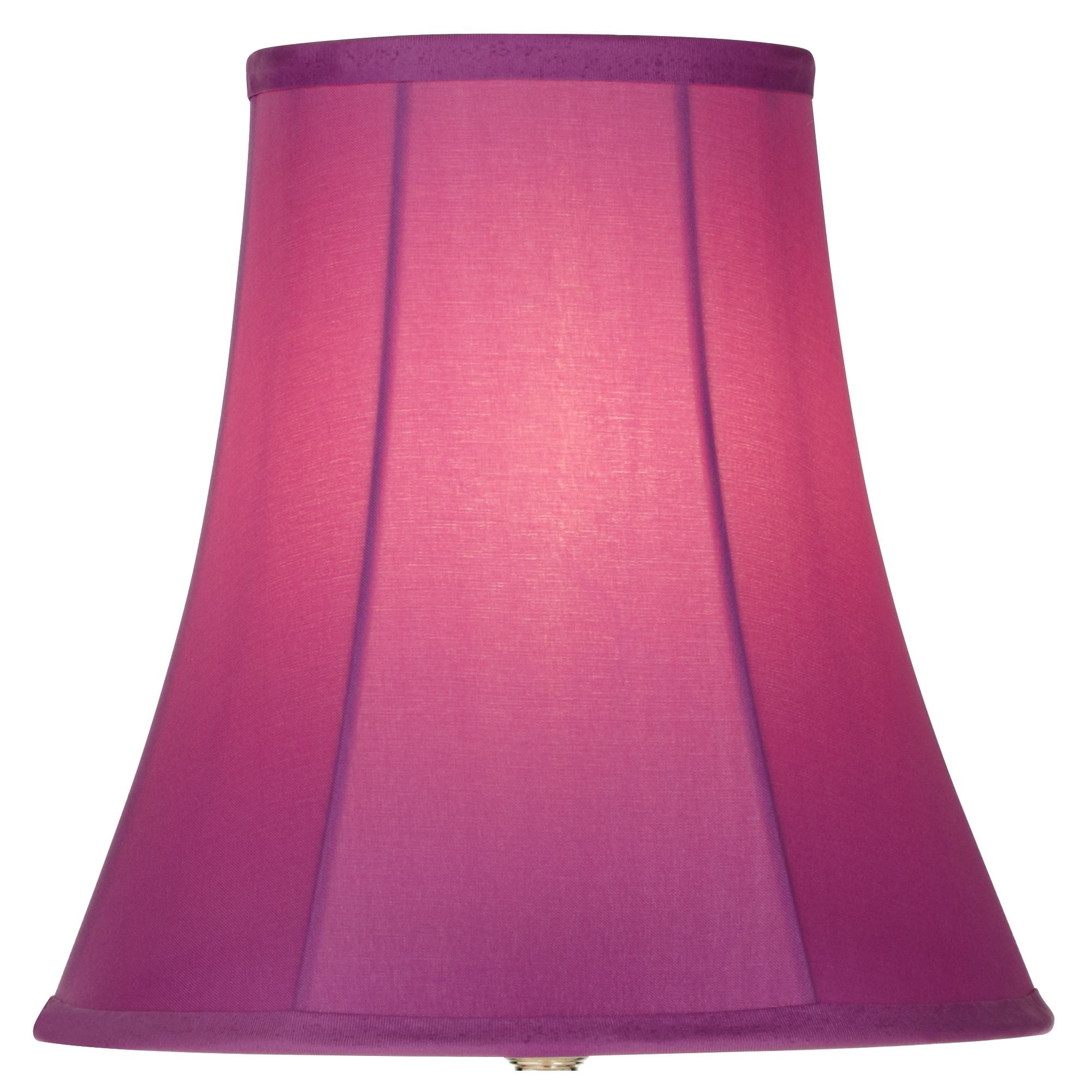 360 Lighting Bohemian Country Cottage Accent Table Lamp 21" High Orchid Stacked Glass Off White Bell Shade for Bedroom Living Room Bedside Nightstand