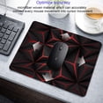 thumbnail image 3 of Abstract Art Mouse Pad with Personalized Red Design Computer Laptop Non-Slip Rubber Mousepad 9.5x7.9 Inch, 3 of 6