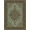 Sage Green Brown, Pattern 4, variant on Design&I 8'x10' Washable Area Rug Sleek Flatweave Pet Friendly Floral Medallion With Faded Retro Scroll Accents Vintage Boho Refined Structured for King Size Bedroom, Under Bed
