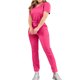 thumbnail image 4 of Traje Elástico de las Mujeres, Manga Corta Delgada Estirable Y Pantalones Cortos para Uso Casual Y Casero, Ligero Y Transpirable Vestido Suelto, 4 of 9